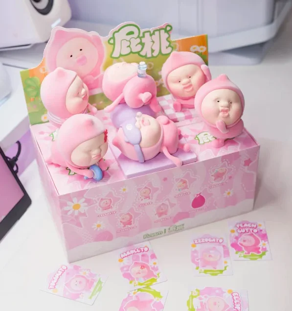 

Новый продукт, 100% подлинная забавная игривая персиковая слепая коробка, уродливая милая спортивная серия, фигурка, модный коллекционный подарок для фанатов