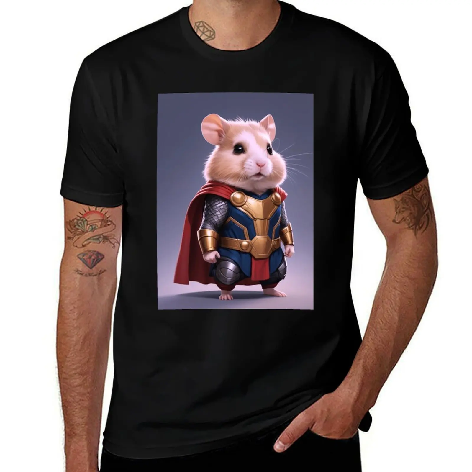 

HAMSTHOR T-Shirt hippie clothes cheap stuff summer shirt plus size men clothing