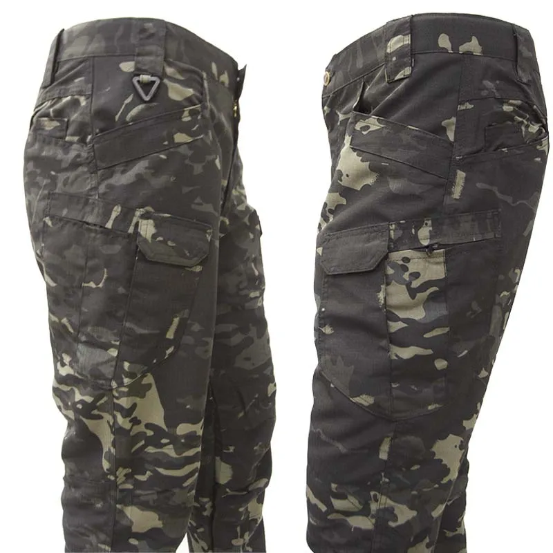 

Men's Outdoor Tactical Pants Men Clothing Multi Pocket Outdoor Hunting Clothes Hiking Sweatpants Water-repellent, Wear-resistant