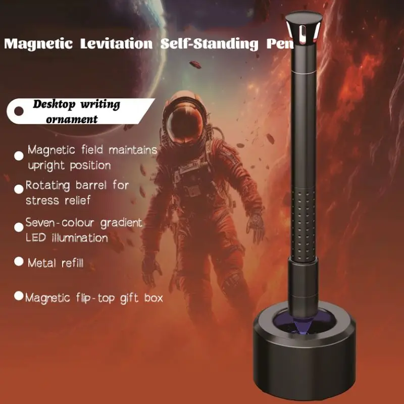 

Многофункциональная ручка-лебедка из алюминиевого сплава с магнитной левитацией, свободно вращающаяся, не падает, деловой подарок