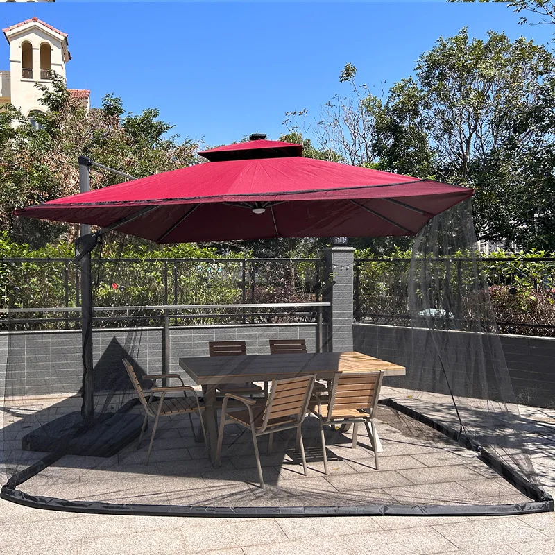 

Roman Umbrella Net Water Pipe Mosquito Net Outdoor Sunshade Umbrella Mosquito Net Wholesale Factory Source Mosquito Net