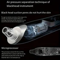 Cloud Prime Electric Facial Pore Cleaner Pimple Adsorbent Rechargeable Blackhead Reduce Tool 3 Suction Power, 5 Probes For Christmas And New Year Gifts 5