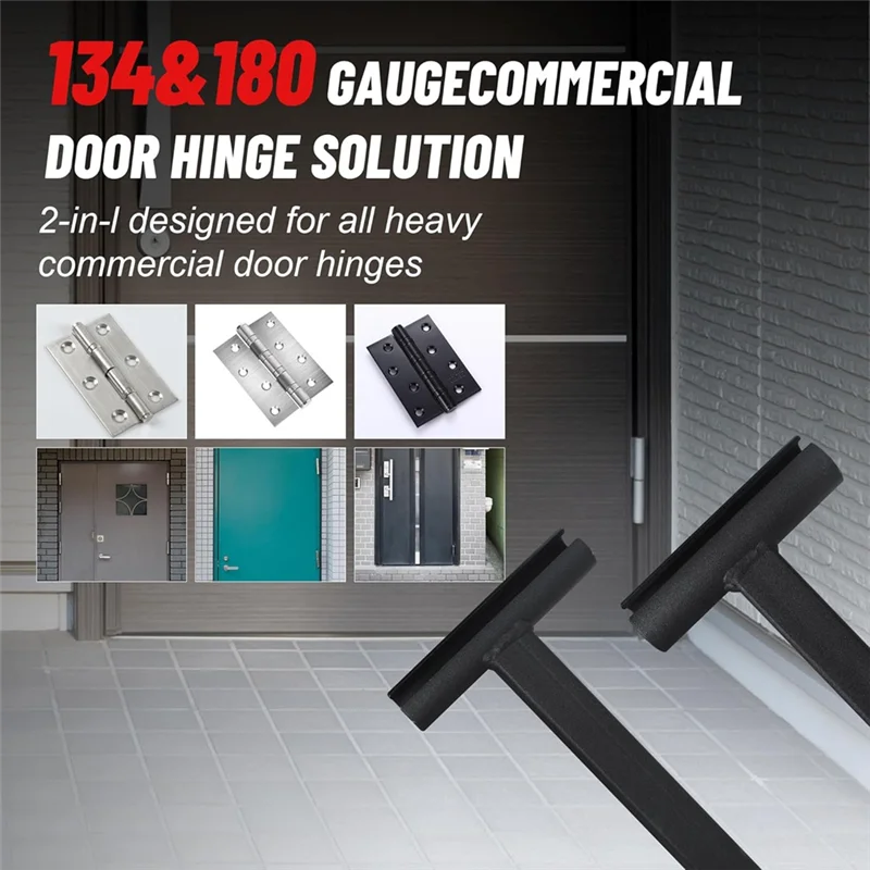 

RALCA-Door Hinge Adjustment Tool, Long Handle Hinge Bender Wrench For .134 Gauge Commercial Door Quick And Efficient Solutions