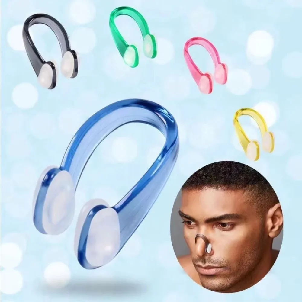 Professional Swim Training Nose Clip Inhalation Silicone Non-slip Clips Comfort Waterproof Swimming Nose Protector for Children