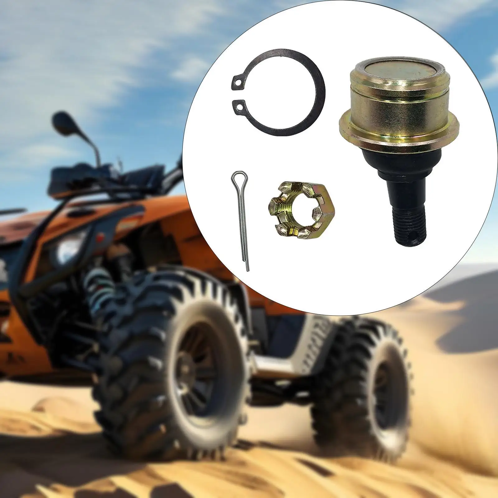 

Ball Joint Set Accessories Maintenance Easy to Install Practical Sturdy Strong Replacement Parts for Yamaha 37S-23549-01-00