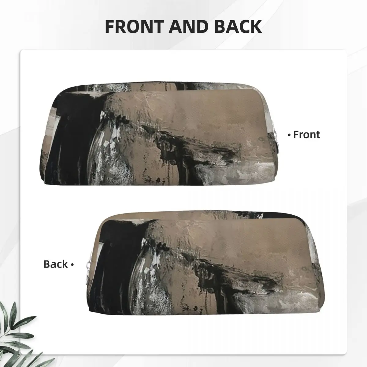 Neutral Abstract Pencil Cases for Students Gifts Pen Box Pencil Bag Pencil Pouch Pen Holder