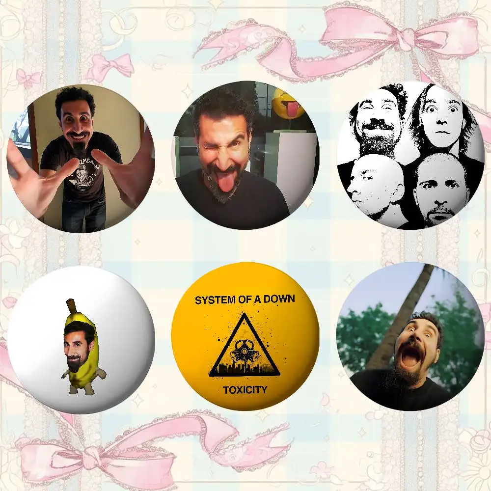 

Band S-System Of A Down-s For Clothes Anime Enamel Pin Cute Things Cartoon Cosplay Badges On Backpack Brooch Art Gifts