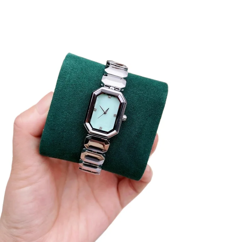 

Small rock sugar simple temperament fashion ladies rectangular dial senior grey fritimother women's bracelet watch