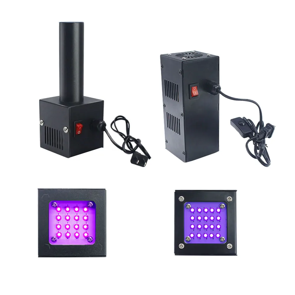 portable-air-cooled-uv-spotlight-cup-high-intensity-led-395nm-405nm-shadowless-adhesive-green-oil-oil-ink-resin-curing-lamp