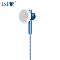 NICEHCK EB2S PRO HIFI Wired Microphone Earphone 15.4mm Dynamic Unit Earbud Bass Headset With Silver Plated OCC Mixed Cable IEM
