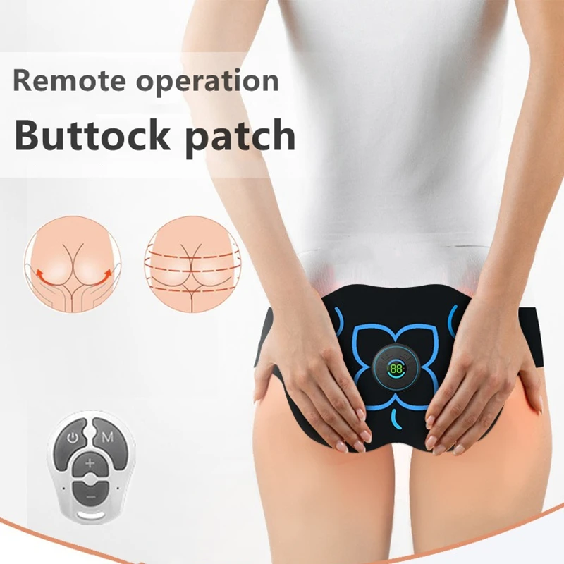 EMS Electric Hip Trainer Buttock Muscle Stimulator With Remote Control 10 Modes 39 Training Levels Fitness Massager Slimming