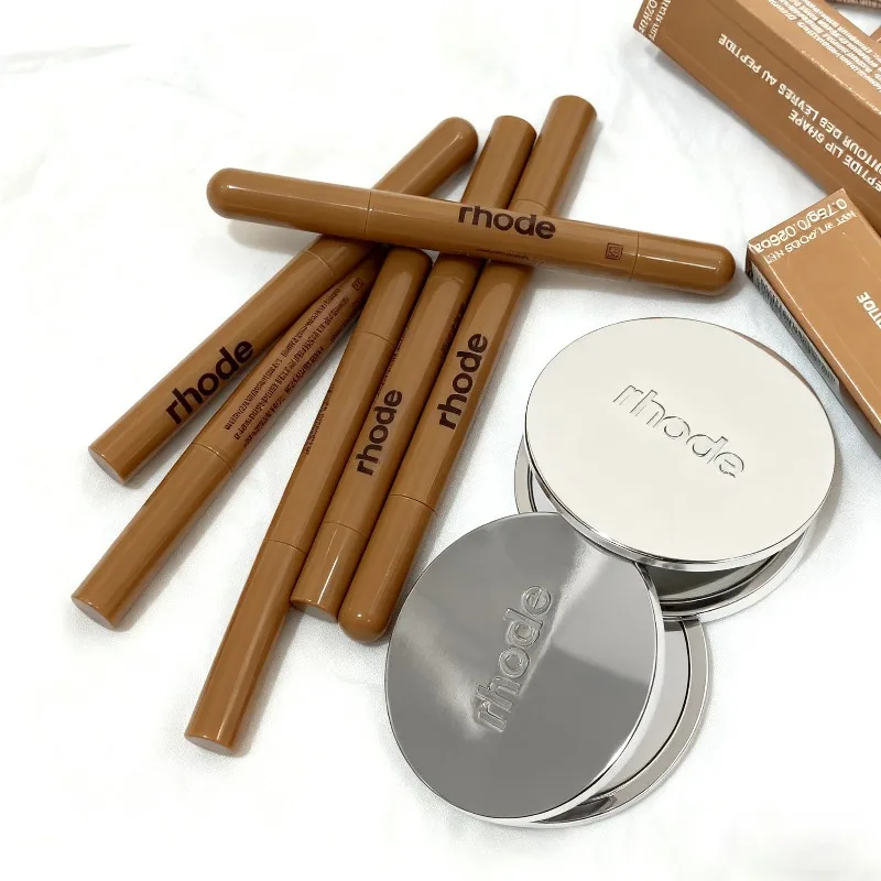 Marca de moda de lujo, lápiz labial péptido de piel, delineador de labios duradero, brillo de labios, mejora de contorno, espejo de maquillaje de labios, Cosméticos de belleza INS