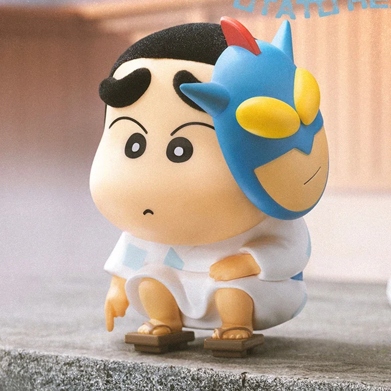 

MINISO Crayon Shinchan Early Ancient Little Potato Series Blind Box Mystery Box Caixa Sorpresa Girls Anime Birthday Gift