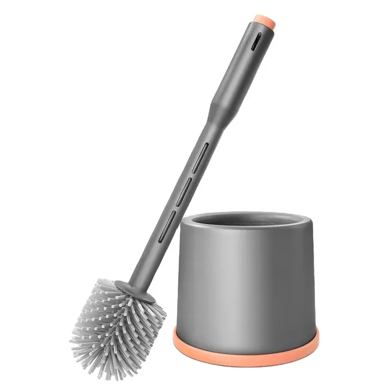 for Masthome Bathroom Toilet Brush and Stand Set TPR Toilet Brush with Soap Dispenser Factory Price