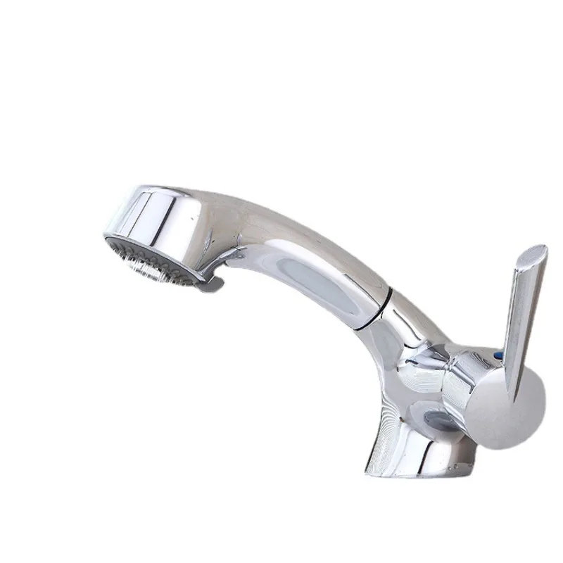 Household Bathroom Countertop Basin European High-end Pull-out Faucet Washbasin Faucet