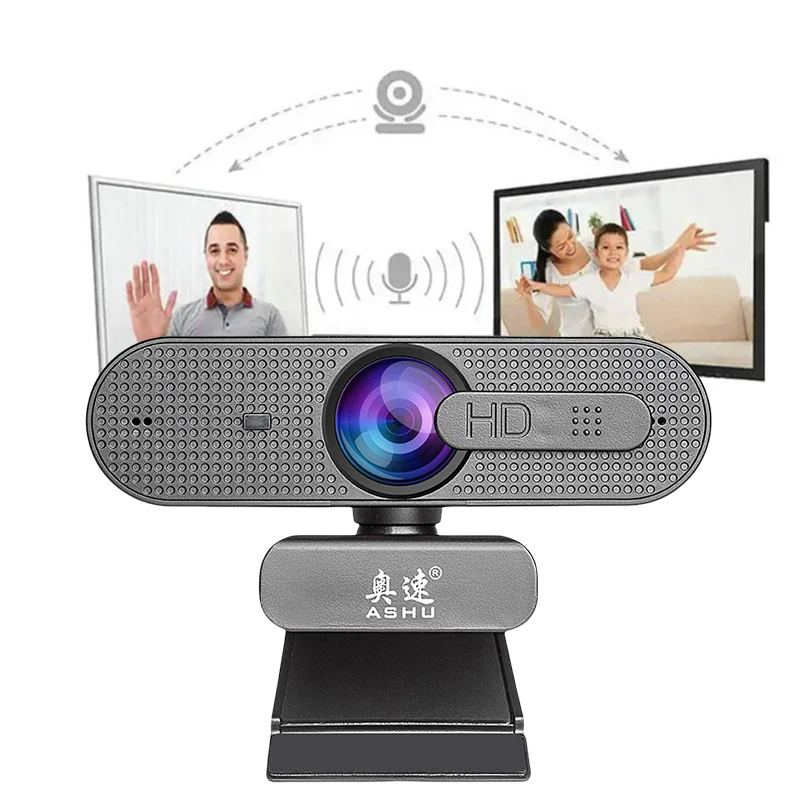 Yijitong-كاميرا عالية الدقة ، كمبيوتر USB بدون محرك ، لعبة فئة ، زاوية واسعة ، مؤتمر ، الكل في 1 ، k