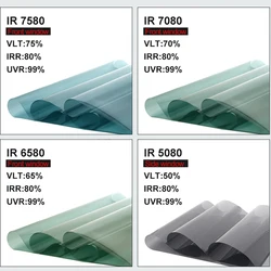 50cmX152cm Nano Ceramic IRR80% UV99% Anti-glare UV Protection High Quality Solar Car Window Tint Film