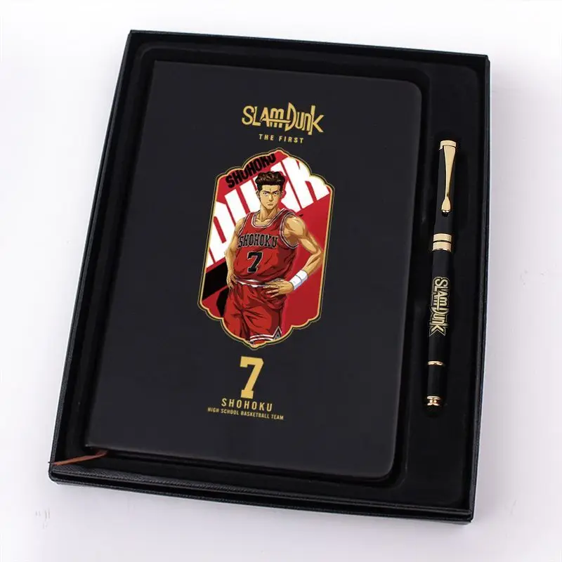 Slam Dunk souvenir anime peripheral Sakuragi Hanamichi Rukawa Kaede notepad gift box notebook pen learning stationery set gift