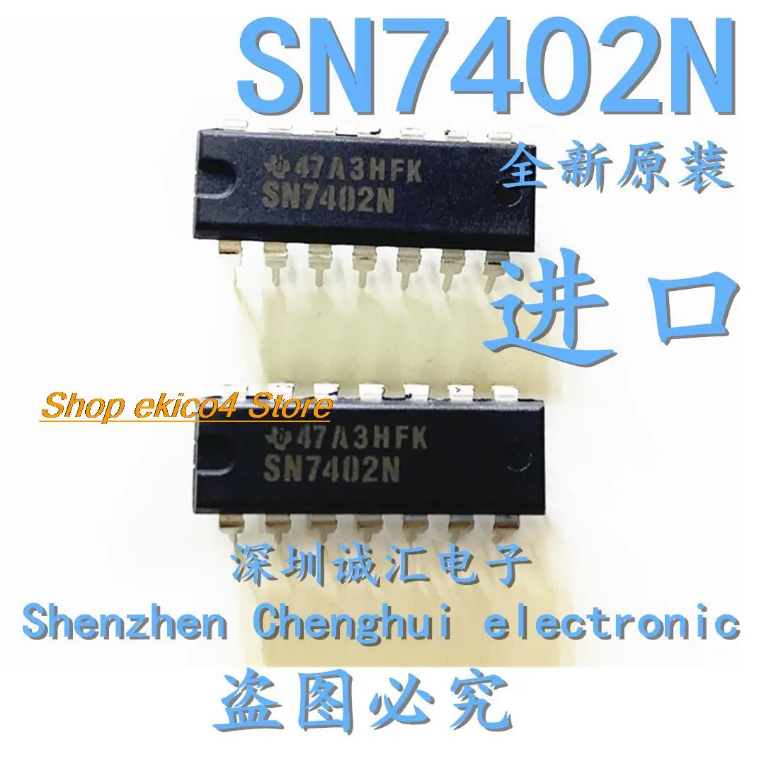 

10 шт., оригинальный товар SN7402N SN7402 DIP-14