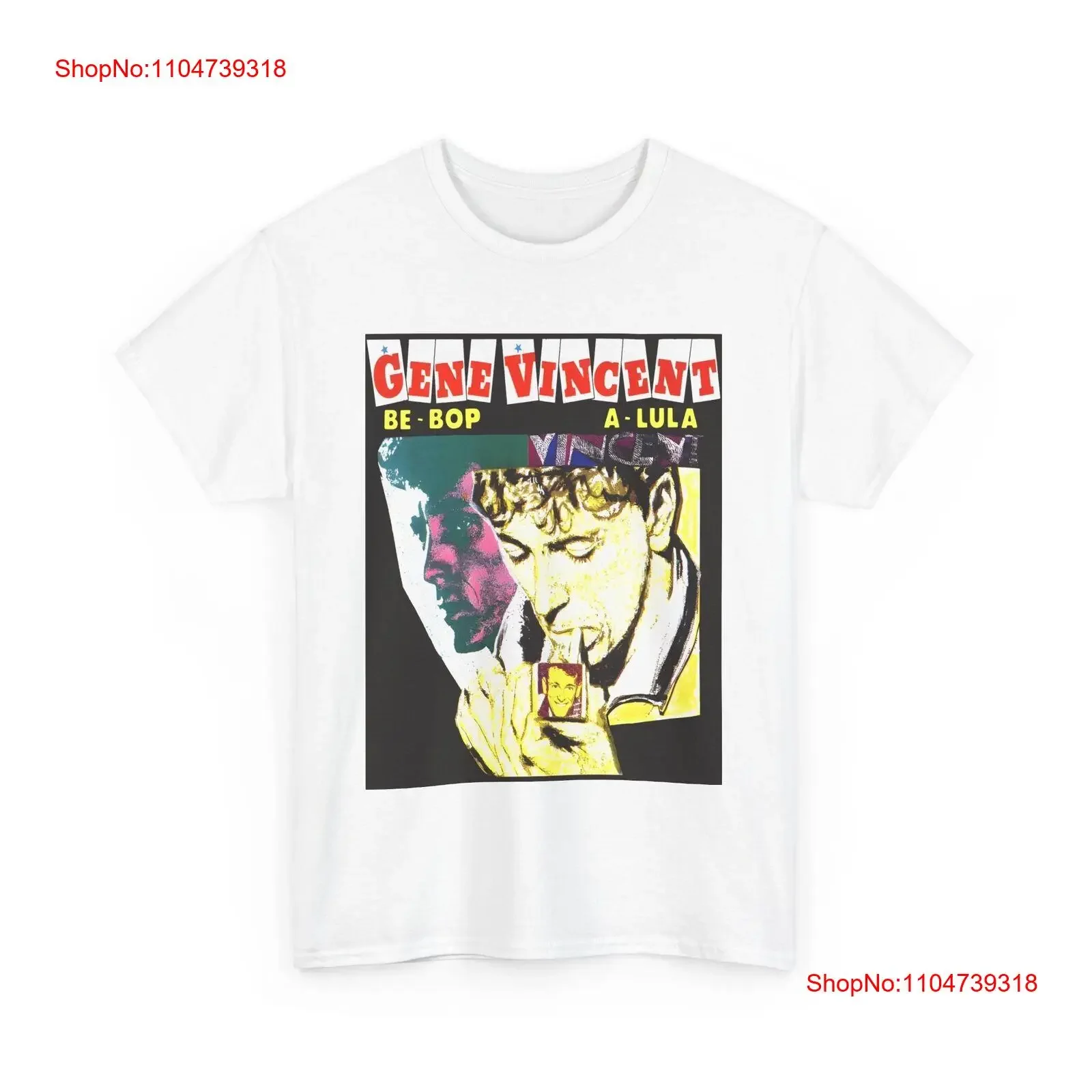 Gine vincent be bop uma lula reprodução t camisa vintage lavado esticado confortável homme roupas de grife macio respirável