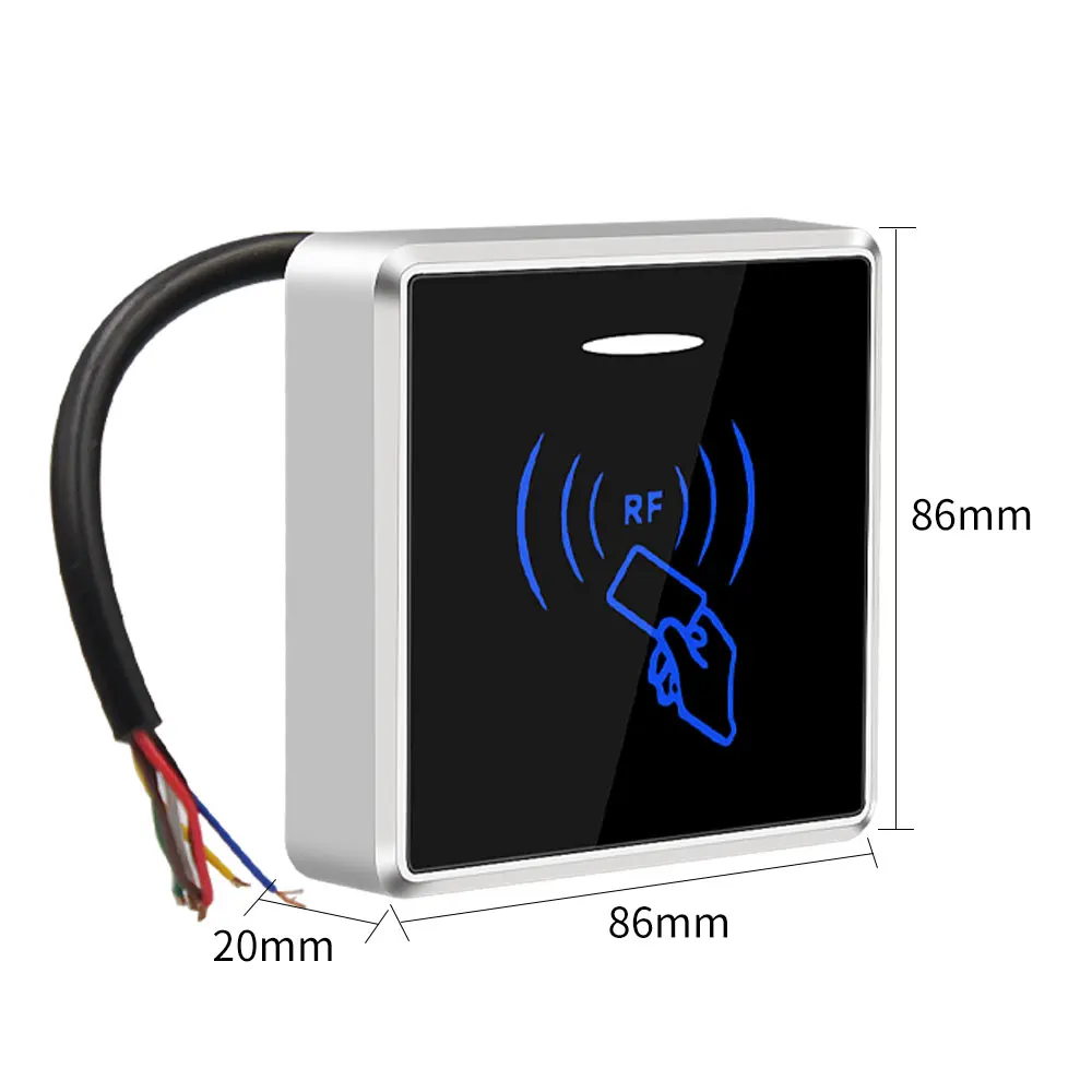 Rfid Teclado Leitor de Cartão para Controle de Acesso, Anti Coping System Board, Sem Relé, Wiegand Sem Fio, 26 ou 34 Saída