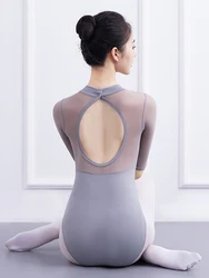 Dance costume practice dress Ballet gymnastics tight adult high hip slimming art examination body suit Ballet jumpsuit