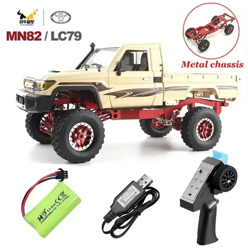 1:12 MN82S RC Car 2.4G Remote Control Crawler 100m Range