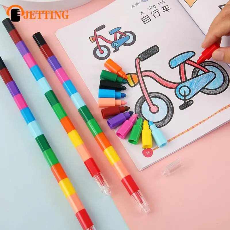 12Colors Artist Coloring Marker Pens, Brush Dual Tip Pen Art Supplier for Manga Coloring Books Drawing Planner Scrapbook