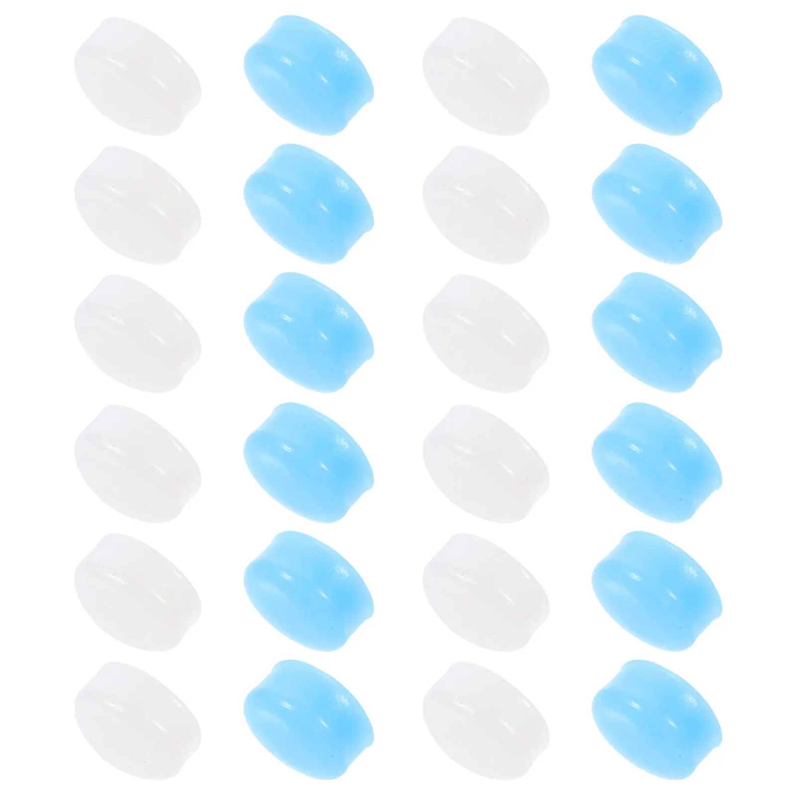 

24Pcs Silicone Earplugs Comfortable Supple Noise Blocking Ear Protection Sleep Earplugs for Airplane