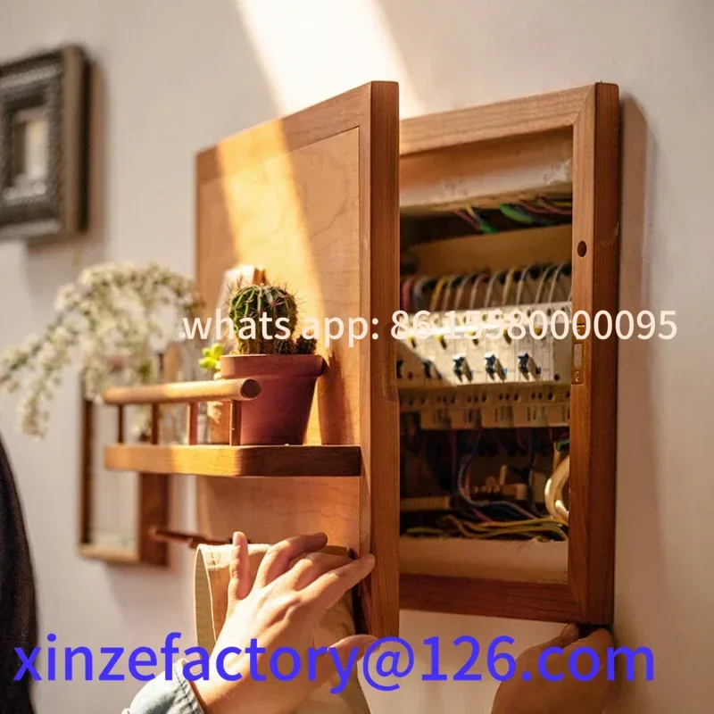 

Customizable Eco-Friendly Utility Box Cover, Paint-Free Crack, Insect-Proof Electric Panel, Decorative Functional Shelf