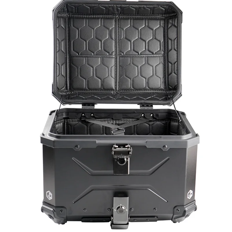 Motorcycle trunk Backup trunk Electric vehicle scooter Universal storage box Size Capacity Tail box Wholesale