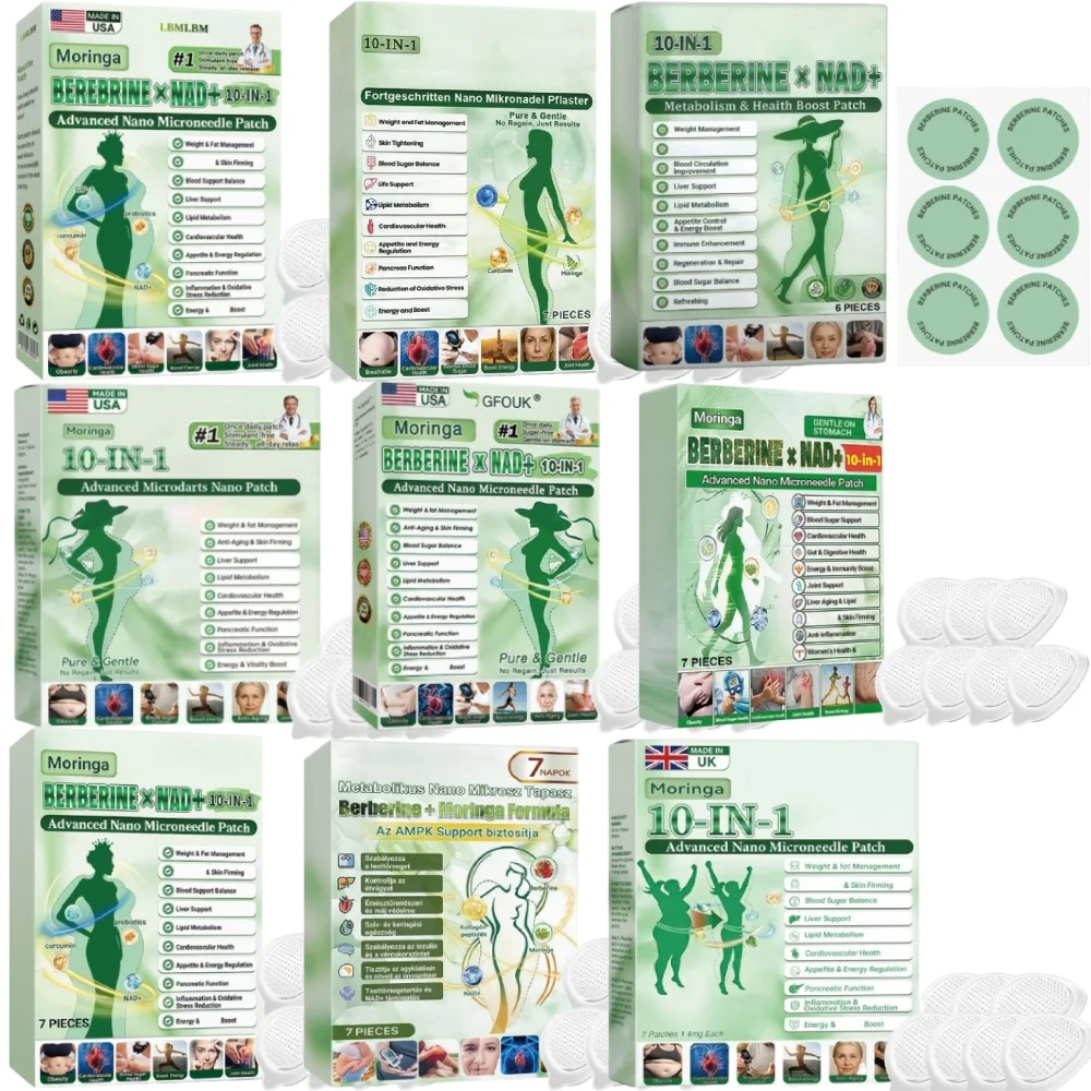 GLP-1 Micro Needle Slimming Patch Portable Skin Comfort Stick On Patch Infused With Herbal Extracts Body Care Slimming Patch