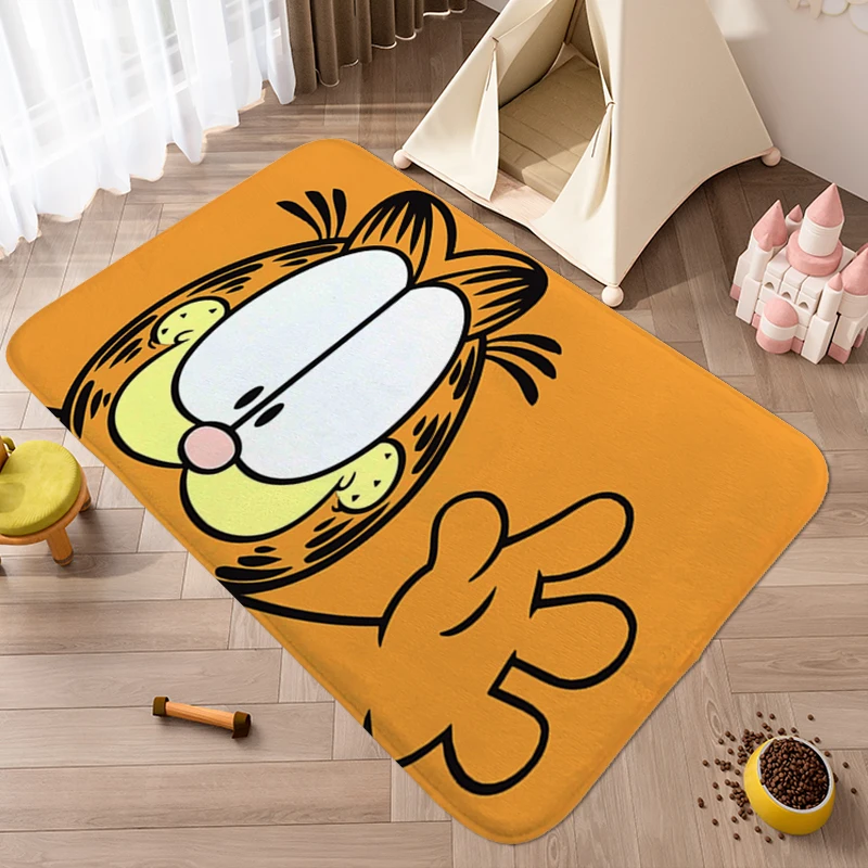 Custom Rug A-Garfields Aesthetic Floor Mat Front Door Mat Living Room Carpet Entrance of House Room Decorating Items Hallway Mat