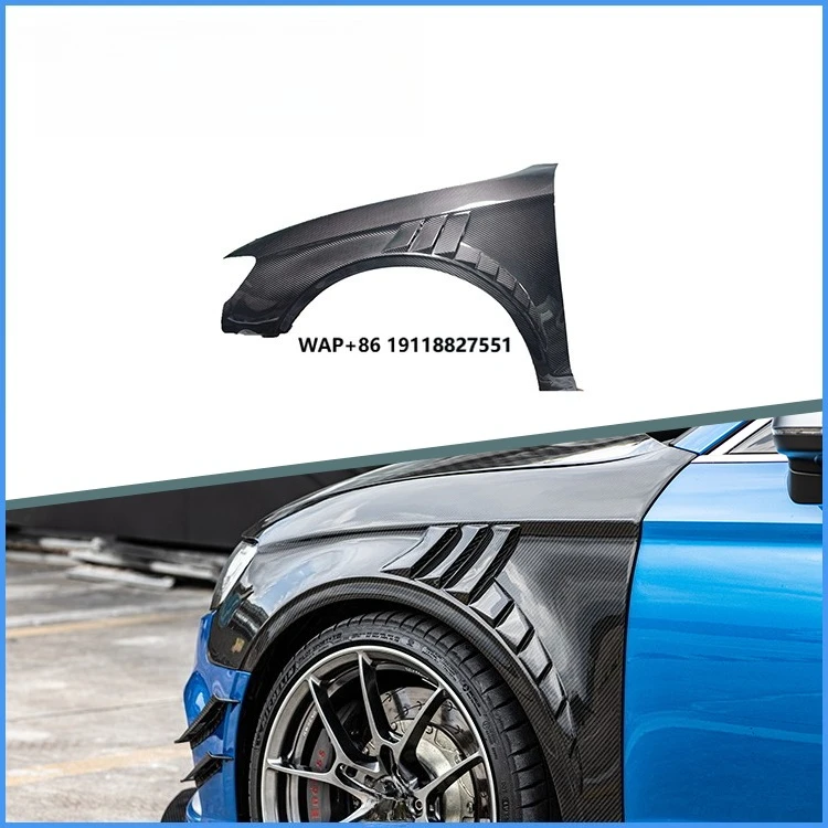 

TAKD Carbon Car Bumper Data Development Dry Carbon Fiber Material Wheel Fenders for A3 S3 RS3