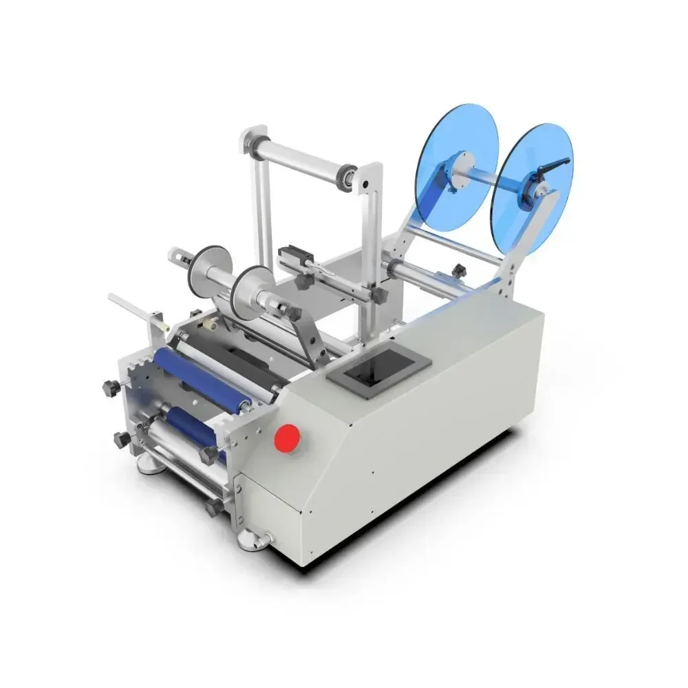 YIMU Best Selling 2024 Automatic Bottles Label Machine Can Jar Labeler Applicator Sticker Labeling Machine For Round Bottles