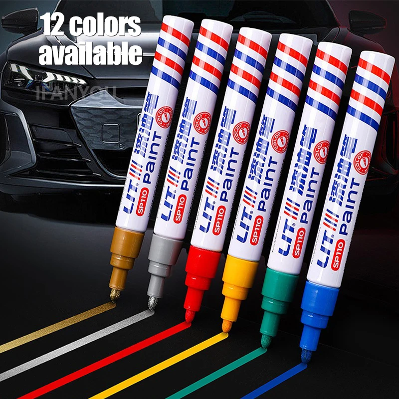 Car Scratch Repair Paint Pen Quick Dry Touch Up Paint Repair Pen Waterproof Wheel Tyre Marker Auto Scratch Remover Painting Pens