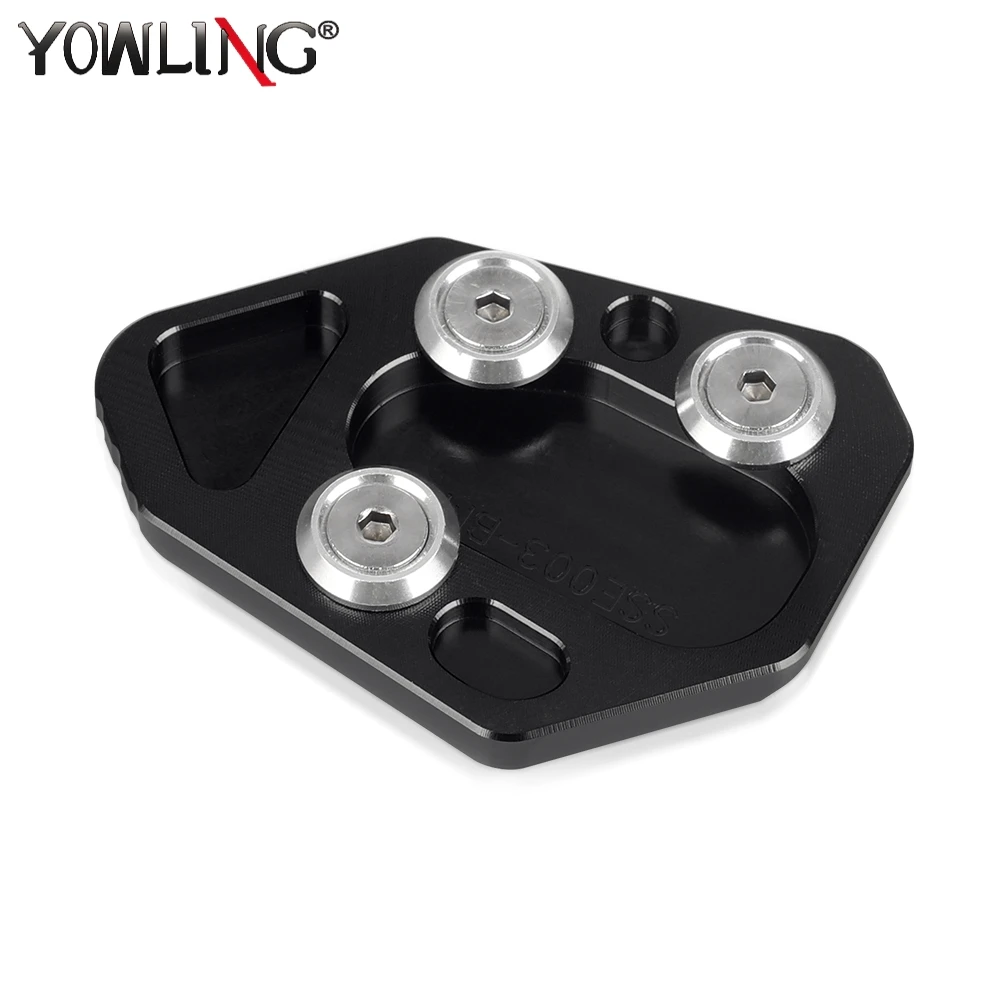 Motorcycle Foot Side Stand Plate Kickstand Enlarger Support FOR BMW F800S F800GT F800ST F800R G800GT R1200S HP2 Sport 2006-2015