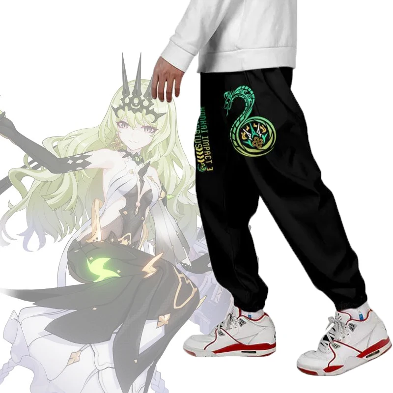 Anime Honkai Impact 3rd Mobius Cosplay Kostuums 3D Print Joggers Broek Mannen/Vrouwen Casual Broek Harajuku Hip Hop Joggingbroek