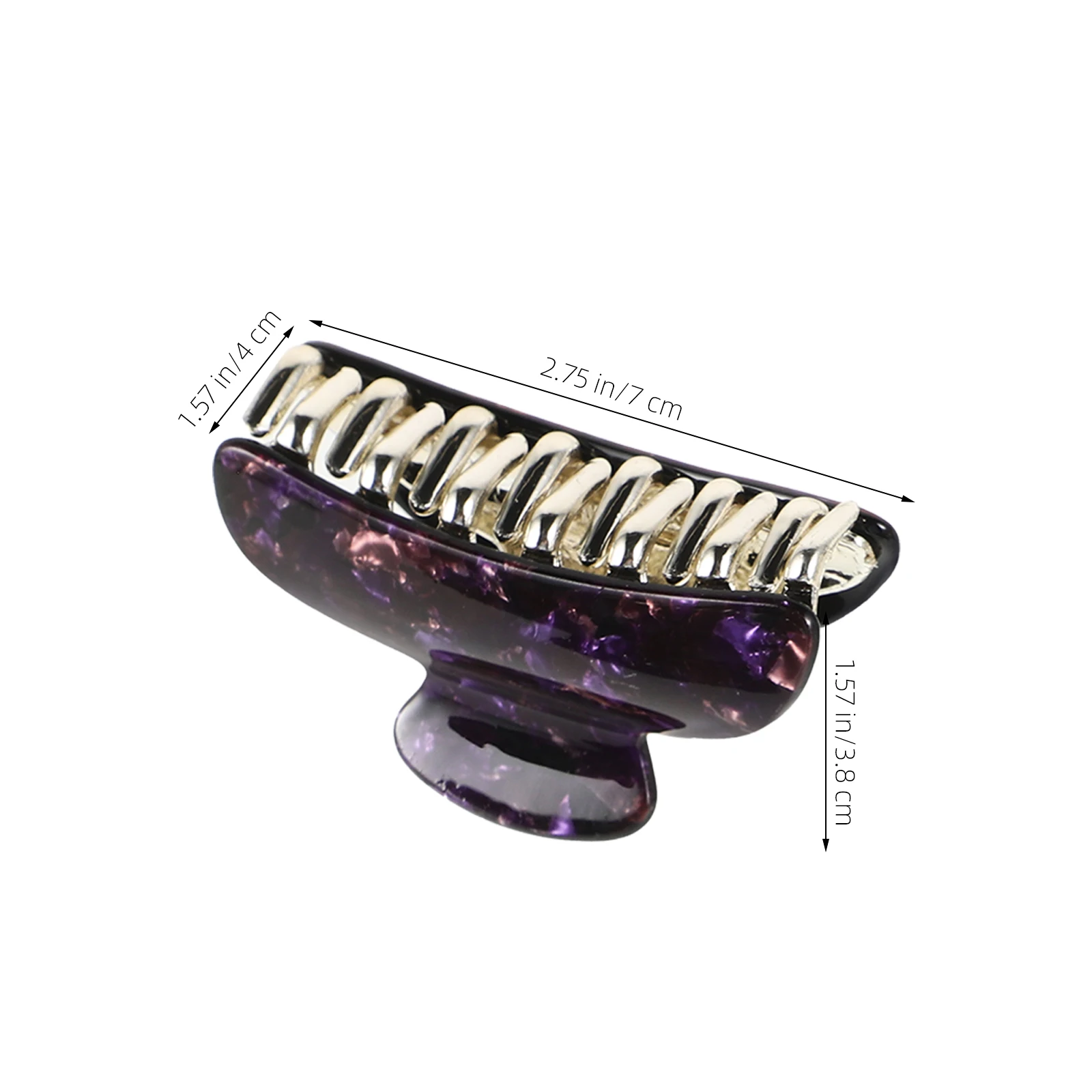 

4Pcs Acrylic Hair Claw Clips Non Slip Smooth Hold for Shower Face Cleaning Daily Wear Mixed Color Hair Clip Girl Claw Clips