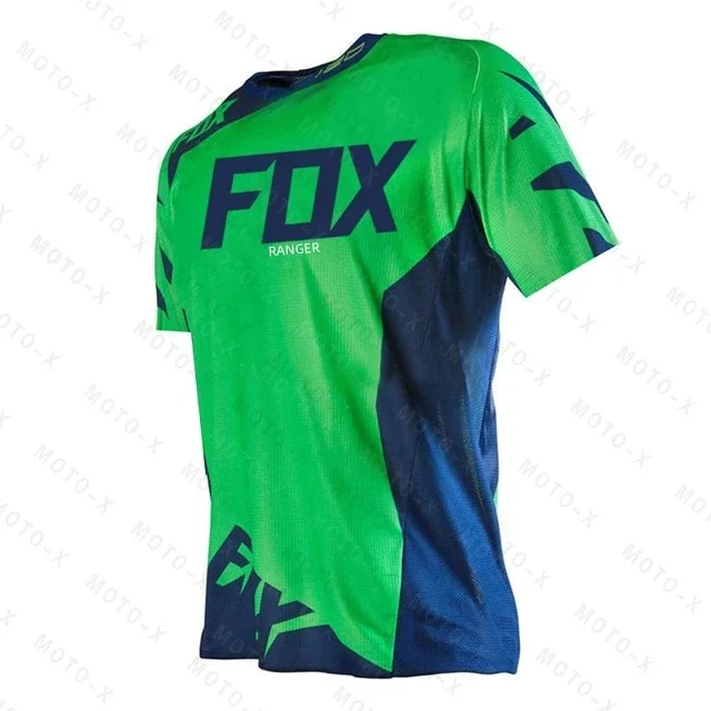 Ranger FoxMTB cycling sleeve T-shirt, mountaineering shirt, motorcycle off-road T-shirt, MX mountain short sleeved, MTB jersey