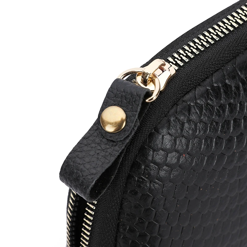 Serpentine Head Layer Cowhide Women's Purse Luxury Designer Handbag Fashion Brand Simple Purse Ladies Casual Tote Bag