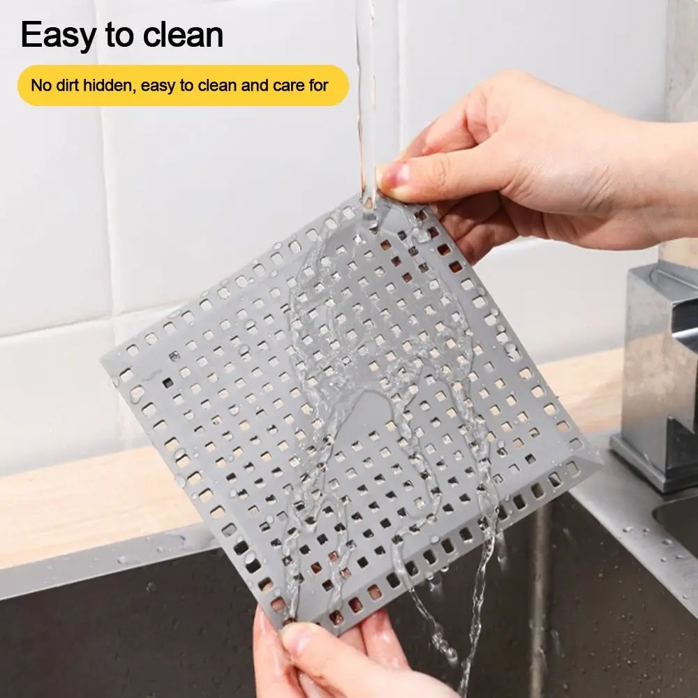 Durable NEW Sink Strainer Floor Drain Anti-blocking Mesh Trap Hair Clean Up Waste Catcher Kitchen Bathroom Accessories