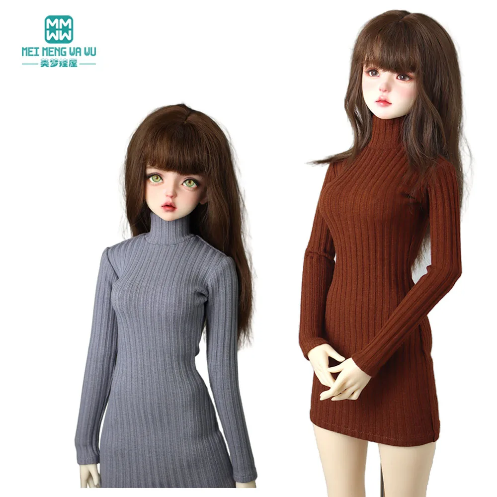 

Шарнирная кукла 60 см 1/3 BJD DD SD, модная водолазка, свитер, облегающая юбка, игрушки для девочек, подарки