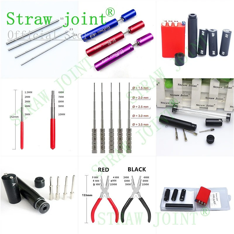 

Straw joint DIY Knitting&wire Yarn Winder Coils Jig DIY Threading Tool Stainless Steel Jewelry pliers Kuro koiler tool KIT