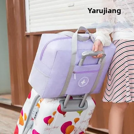 Large Capacity Portable Handbag for Business Travel Women's Luggage Organizer Travel Bag Carry-On Suitcase Cover Lightweight