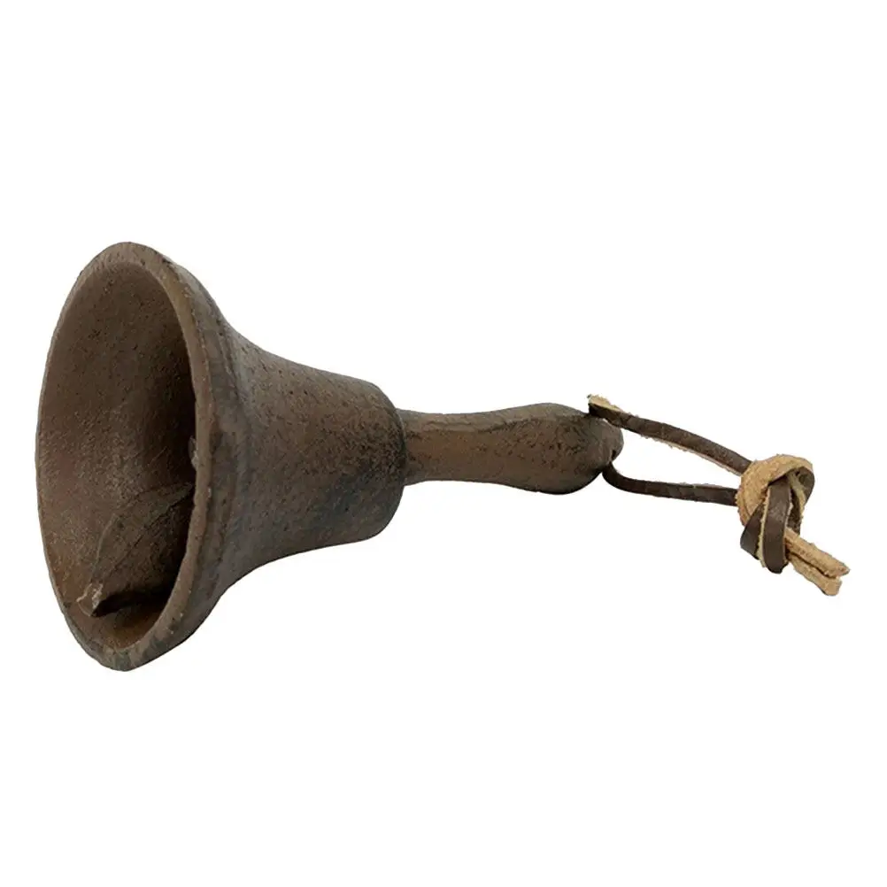 

Vintage Small Bell Mini School Call Bell for Restaurant Retro Rustic Decor Crisp Sound Iron Craft Handbell
