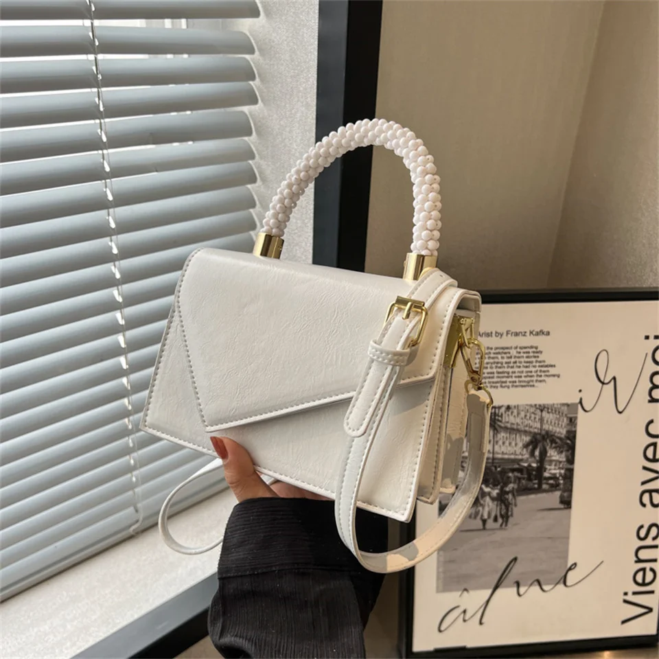 Elegant Female Crossbody Bag New High Quality Leather Women Designer Purses and Handbags Vintage Ladies Shoulder Messenger Bags