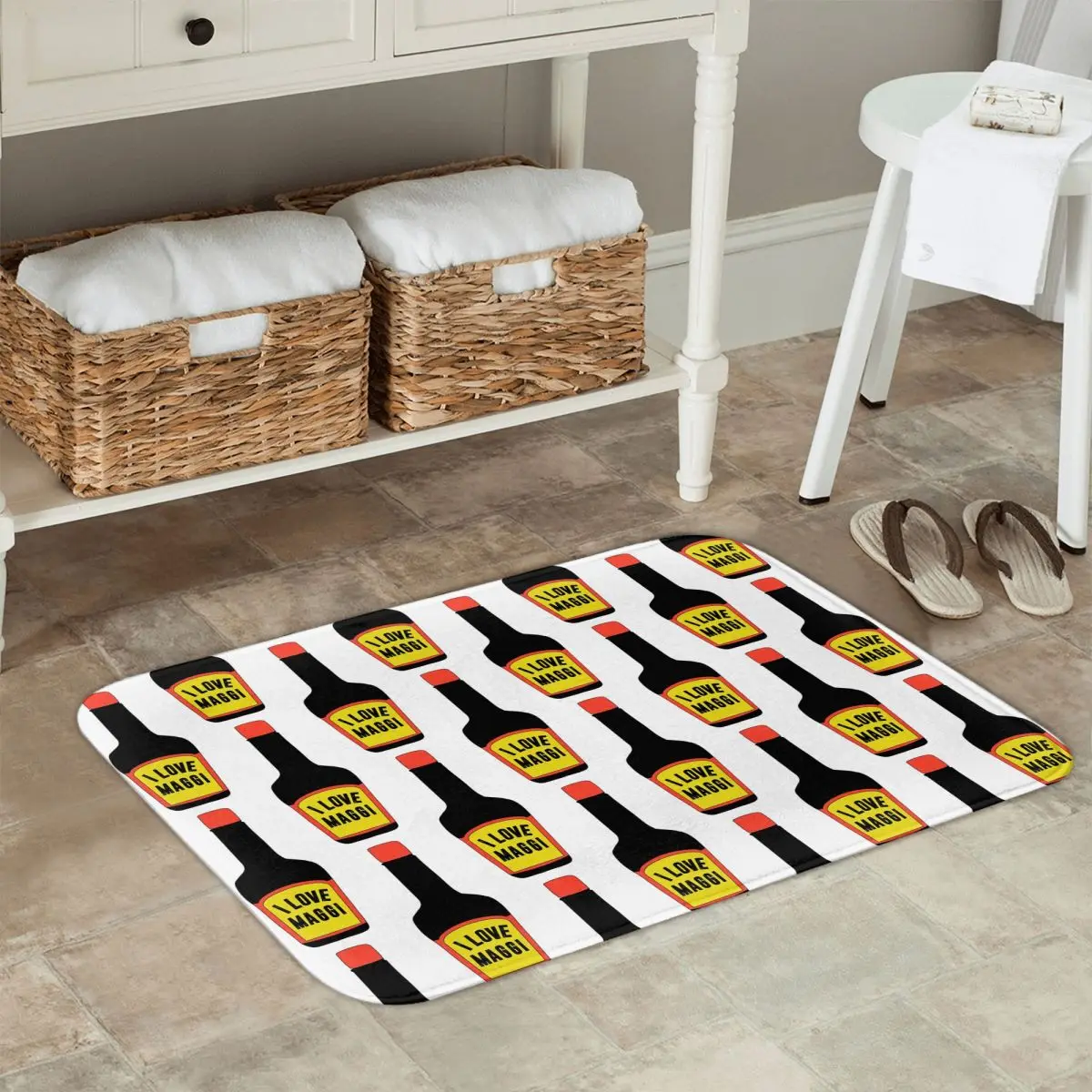 Maggi Auf Alles Doormat Kitchen Entrance Home Floor Mat Anti-slip Carpet Rug for Living room Footpad Mats