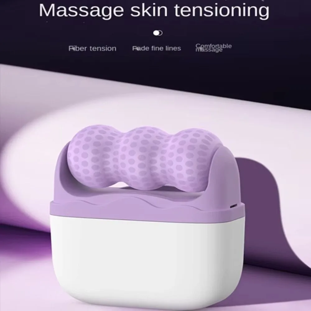

W and V Multi Functional Face Massage Roller 2 In 1 Handheld Facial Roller Ice Shaping Portable Skin Care Roller Skin Care