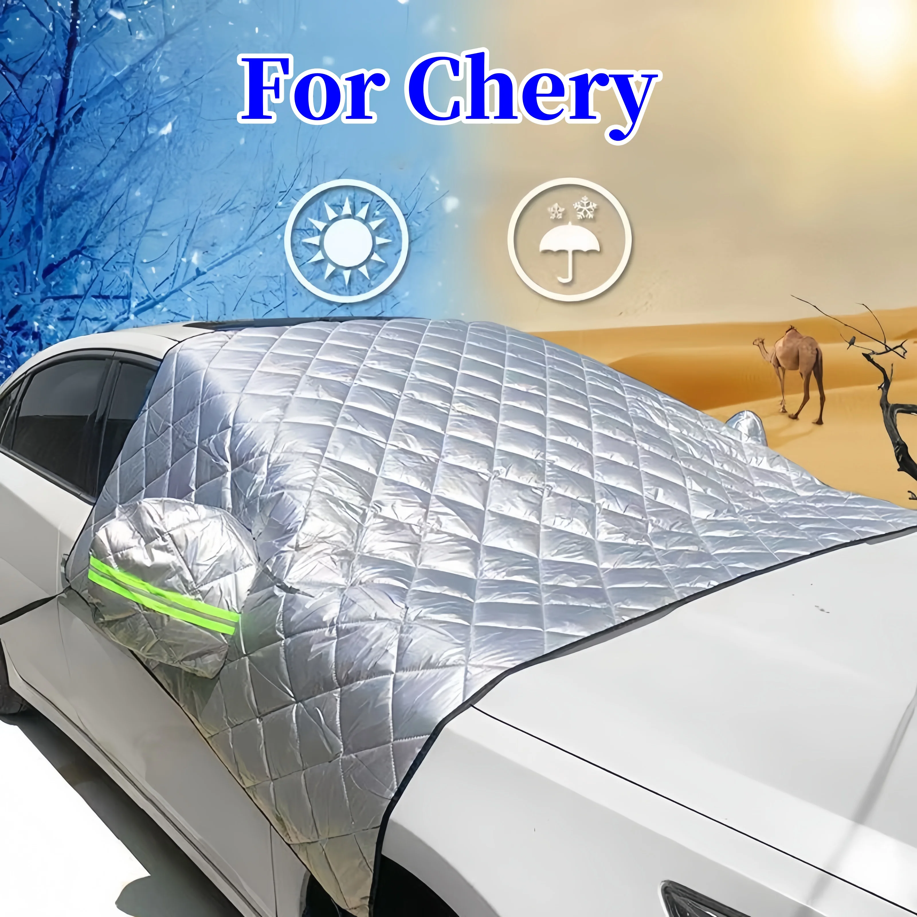 

Car Auto Waterproof Windshield Sunshade Visor for Chery ARRIZO7 E3 E5 A3 A5 Tiggo 2 3 5 3X Fulwin2 Eastar Little Airyze Ruihu